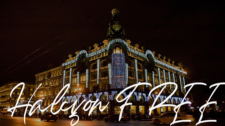 Halcyon FREE Font