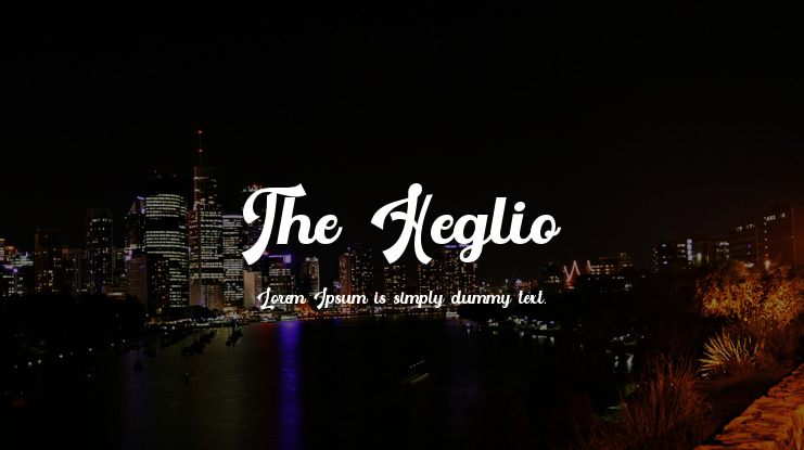The Heglio Font
