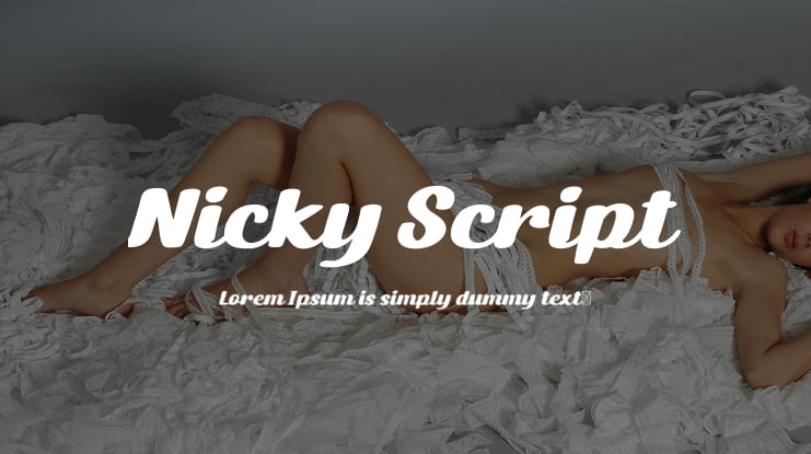 Nicky Script Font