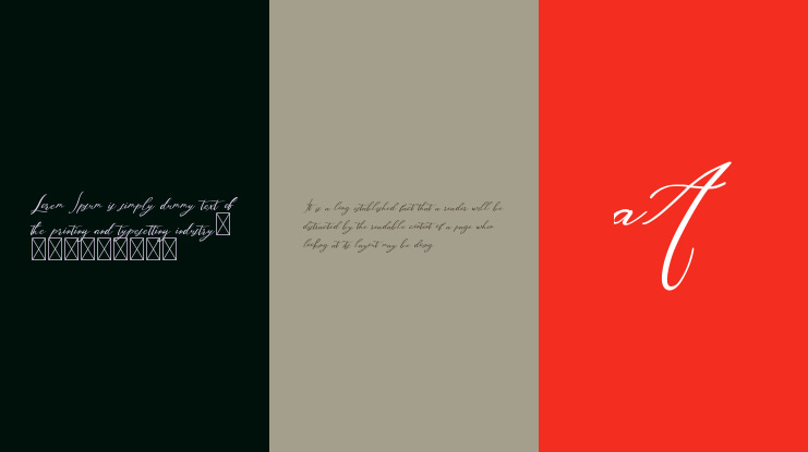 Washingtone Free Font