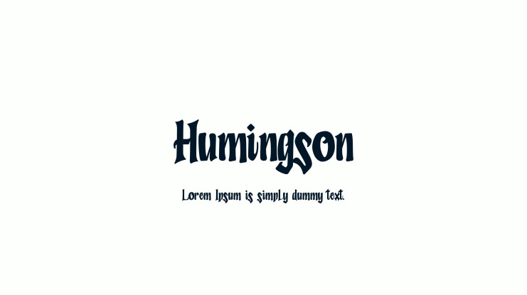 Humingson Font Family