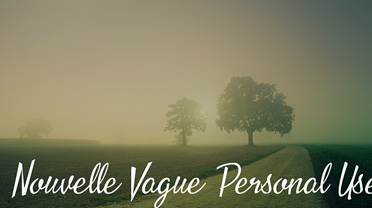 Nouvelle Vague Personal Use Font