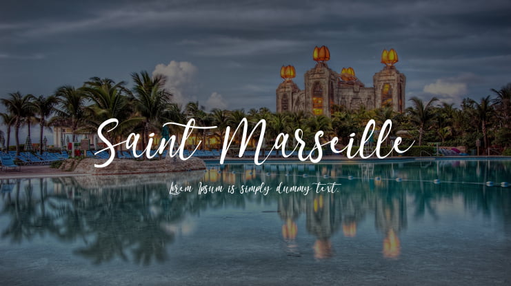 Saint Marseille Font Family
