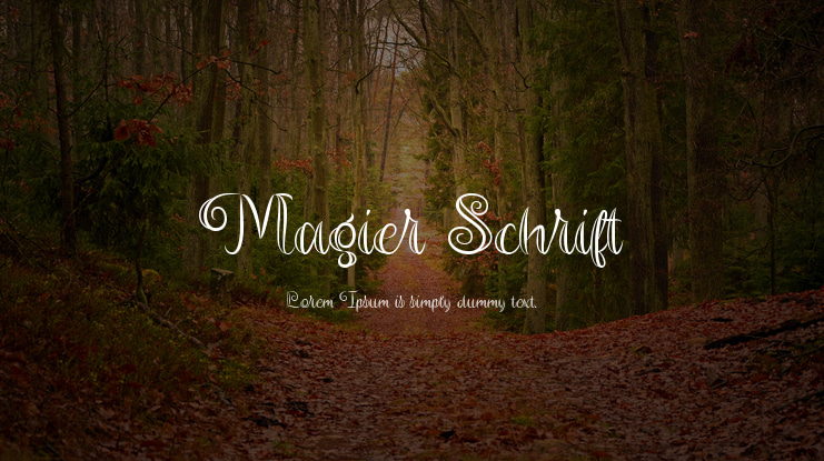 Magier Schrift Font Family