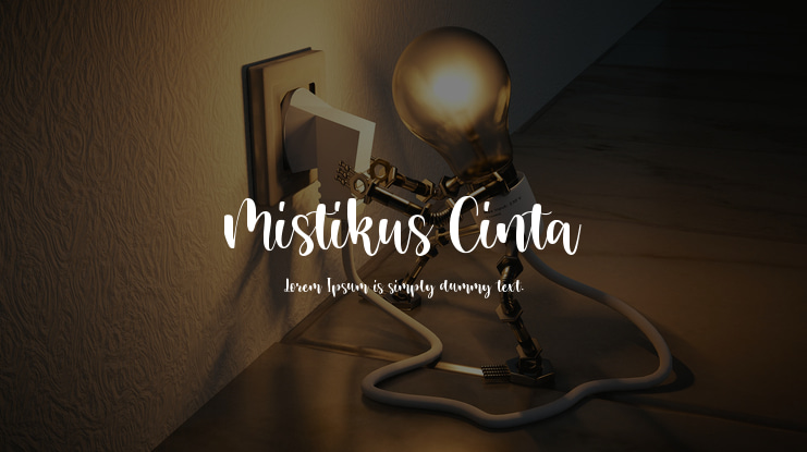 Mistikus Cinta Font