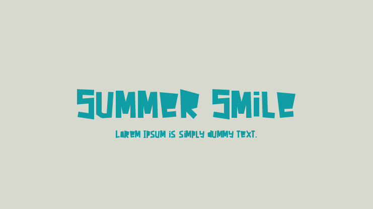 Summer Smile Font