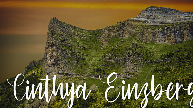 Cinthya Einzberg Font