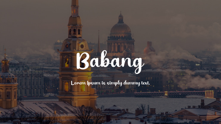 Babang Font