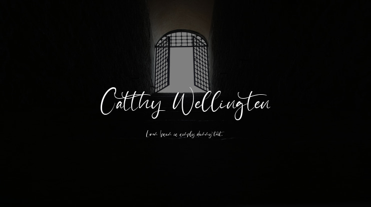 Catthy Wellingten Font