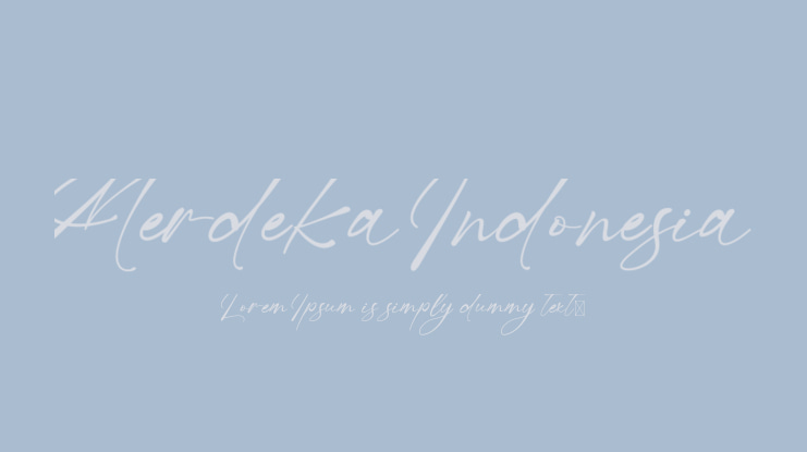 Merdeka Indonesia Font