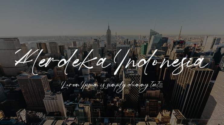 Merdeka Indonesia Font