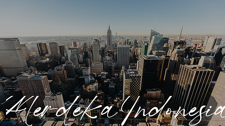 Merdeka Indonesia Font