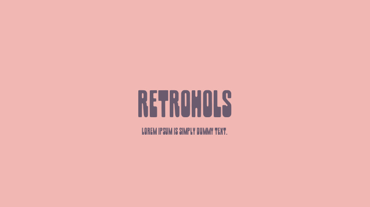 Retrohols Font
