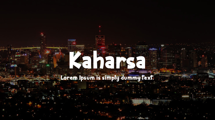 Kaharsa Font