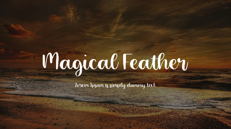 Magical Feather Font