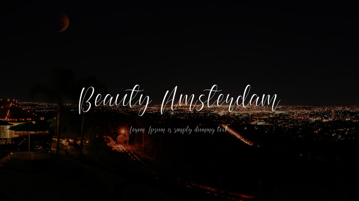 Beauty Amsterdam Font Family