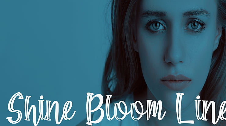 Shine Bloom Line Font Family