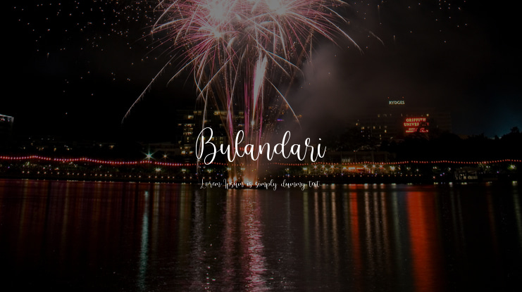 Bulandari Font