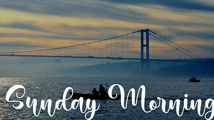 Sunday Morning Font