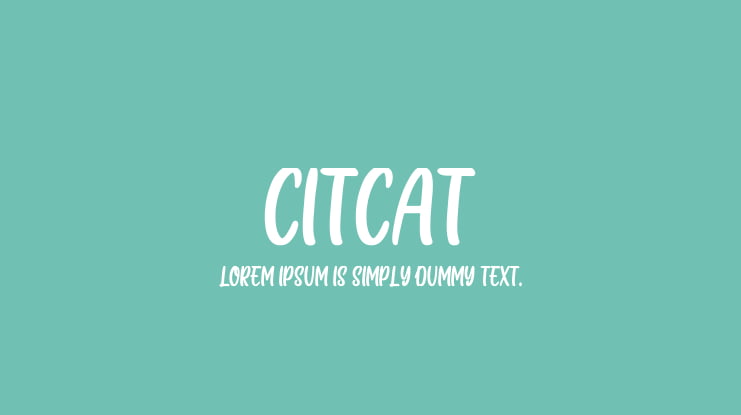 CITCAT Font