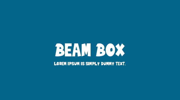 Beam Box Font Family
