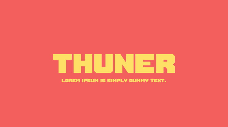 Thuner Font