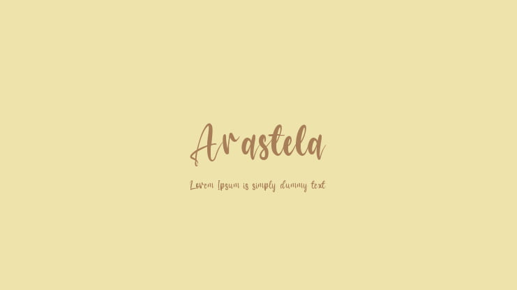 Arastela Font