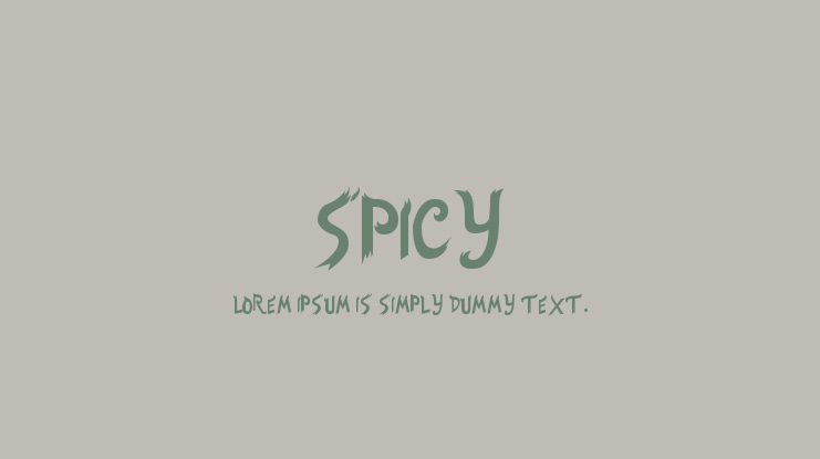 Spicy Font
