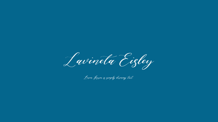 Lavineta Eisley Font