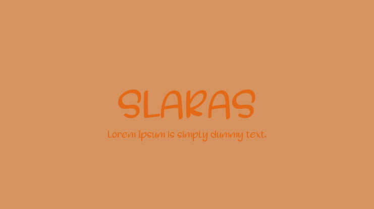 SLARAS Font