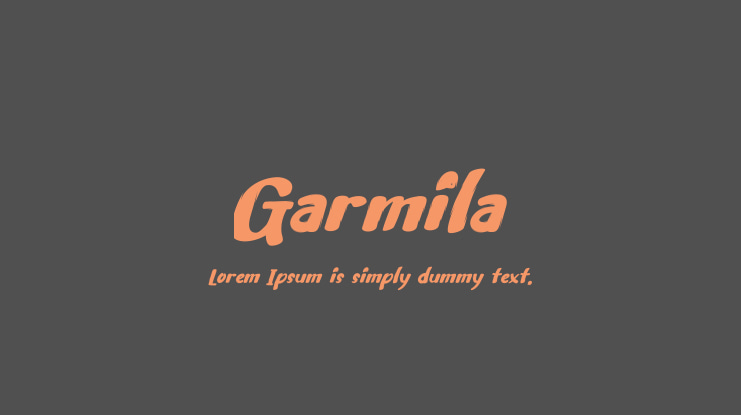 Garmila Font