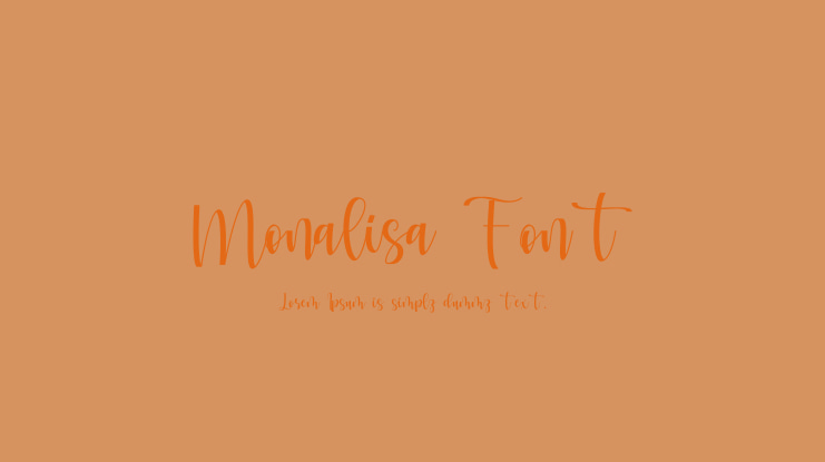 Monalisa Font