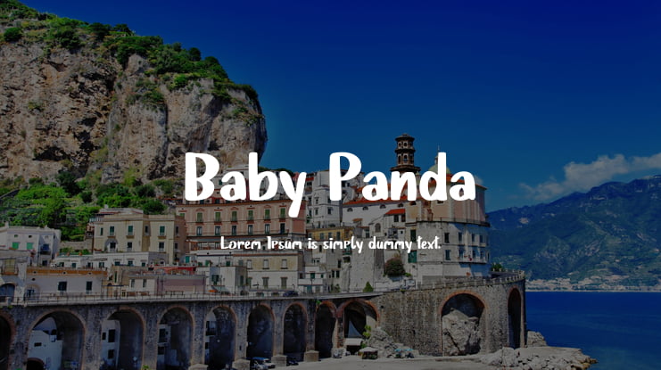 Baby Panda Font