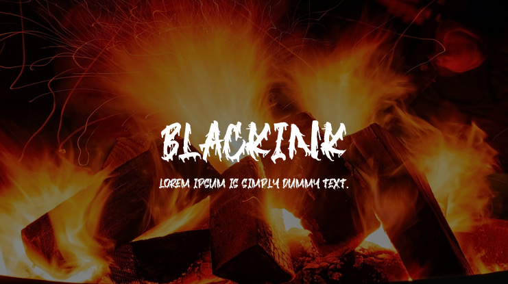 Blackink Font