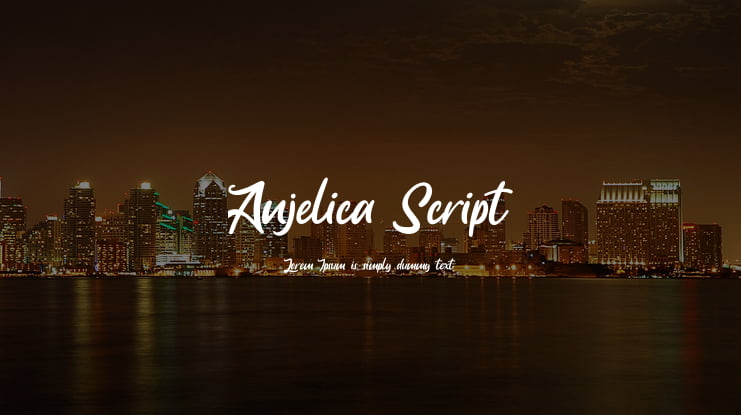 Anjelica Script Font