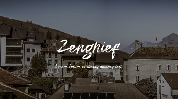 Zenghief Font