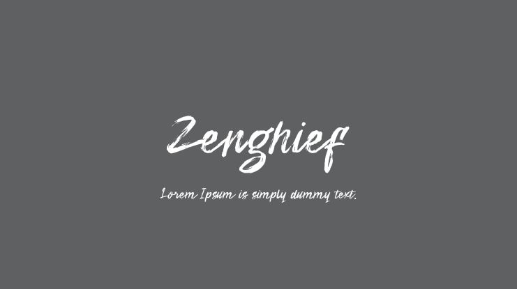 Zenghief Font