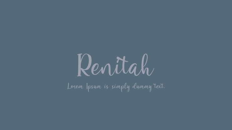 Renitah Font