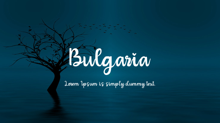 Bulgaria Font