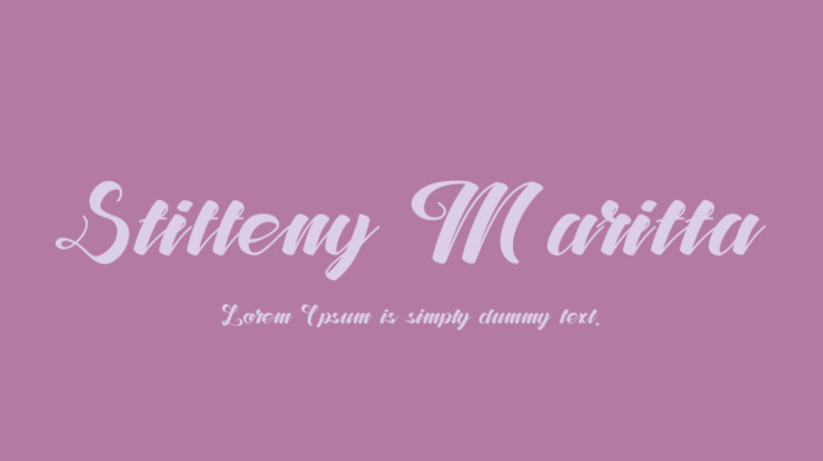 Stiffeny Maritta Font