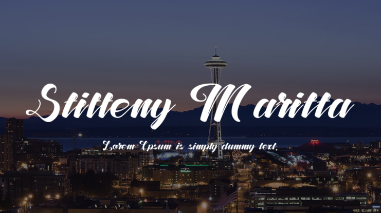 Stiffeny Maritta Font
