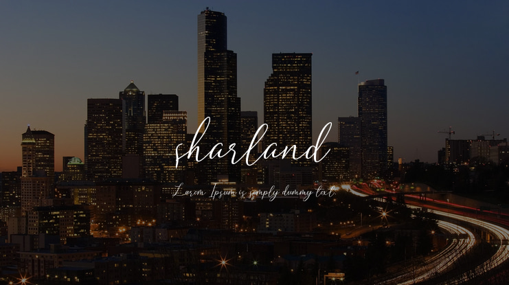 sharland Font