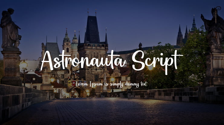 Astronauta Script Font
