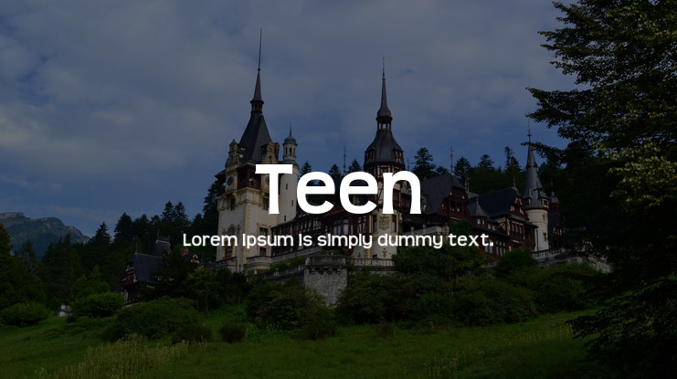 Teen Font Family