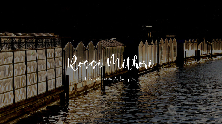Rossi Mithori Font