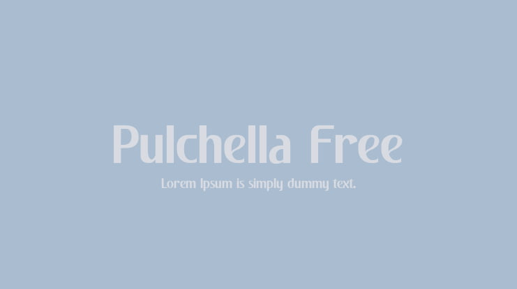 Pulchella Free Font