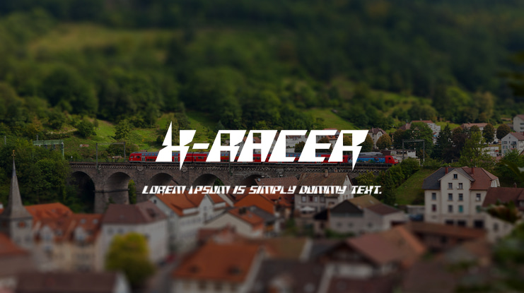 X-Racer Font Family
