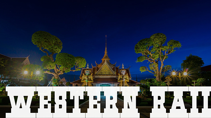 Western Rail Font Family