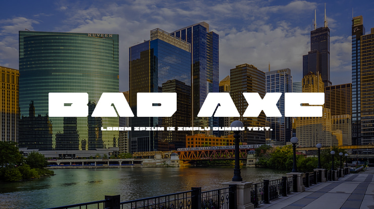 Bad Axe Font Family