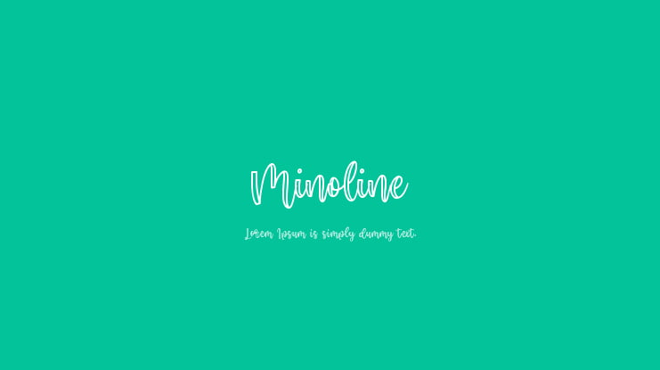 Minoline Font